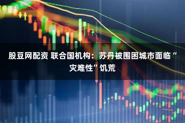 股豆网配资 联合国机构：苏丹被围困城市面临“灾难性”饥荒