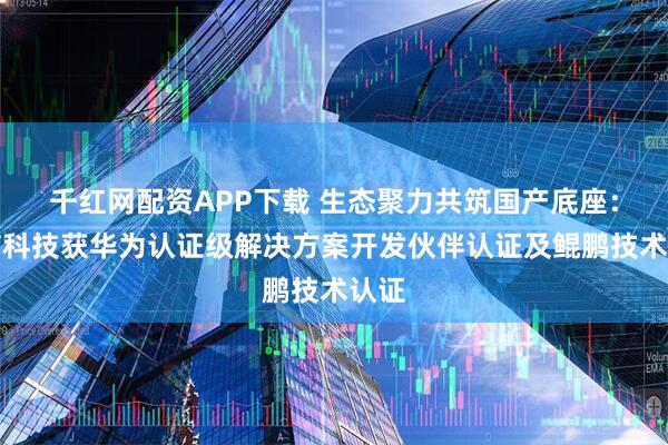 千红网配资APP下载 生态聚力共筑国产底座：汇信科技获华为认证级解决方案开发伙伴认证及鲲鹏技术认证