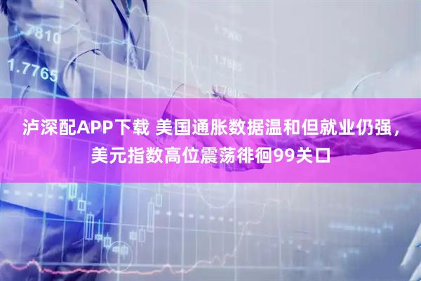 泸深配APP下载 美国通胀数据温和但就业仍强，美元指数高位震荡徘徊99关口